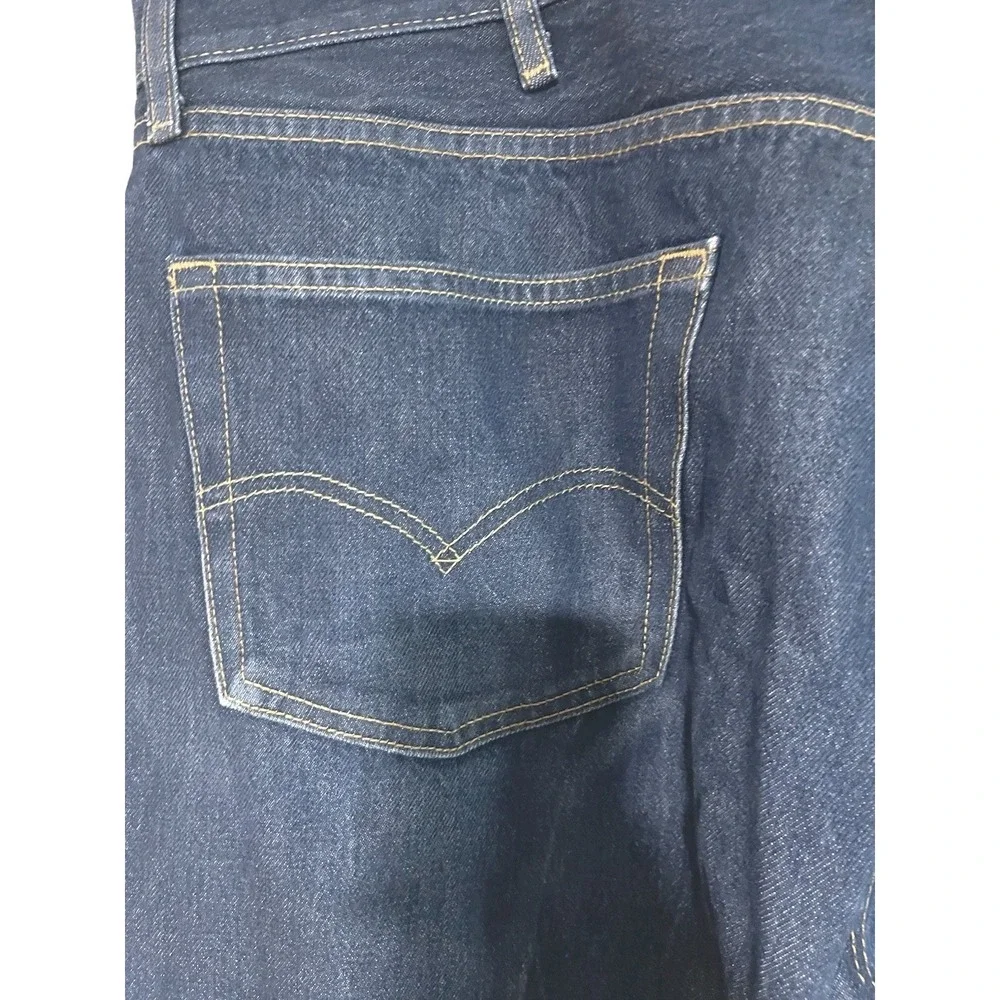 Levi's  501 Jeans Blue Button Fly Shrink To  Fit Men 42x30